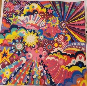 RARE Lush Cosmetics Twilight Knot Wrap 27“x 28“ Scarf Bandana